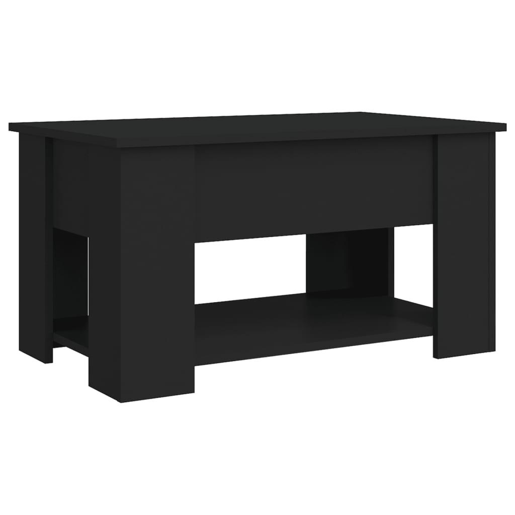 Salongbord Sofabord Svart 79x49x41 cm