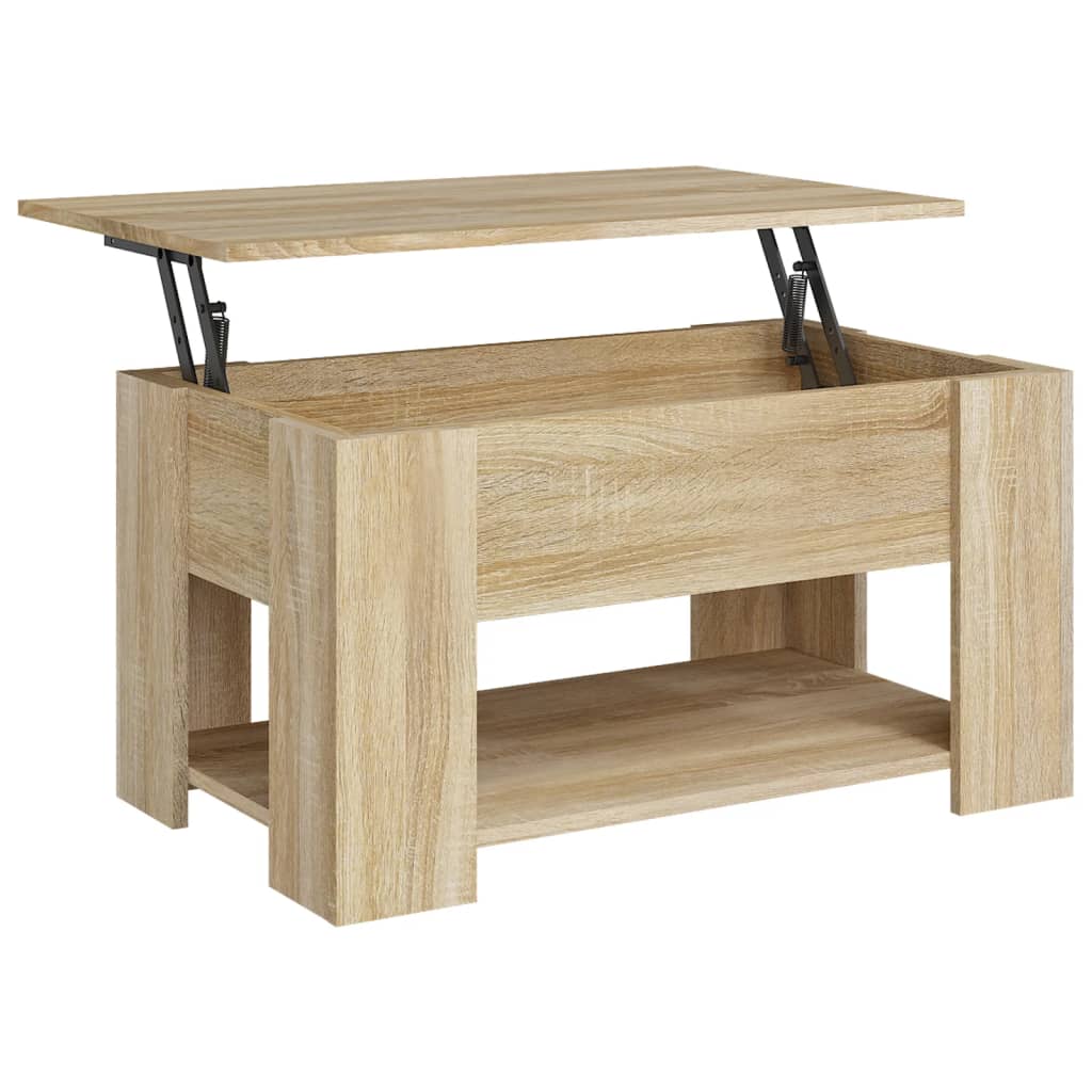 Salongbord Sofabord Sonoma Eik 79x49x41 cm