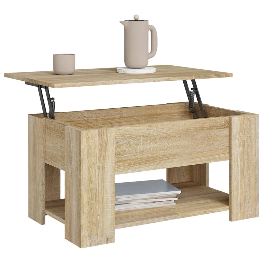Salongbord Sofabord Sonoma Eik 79x49x41 cm