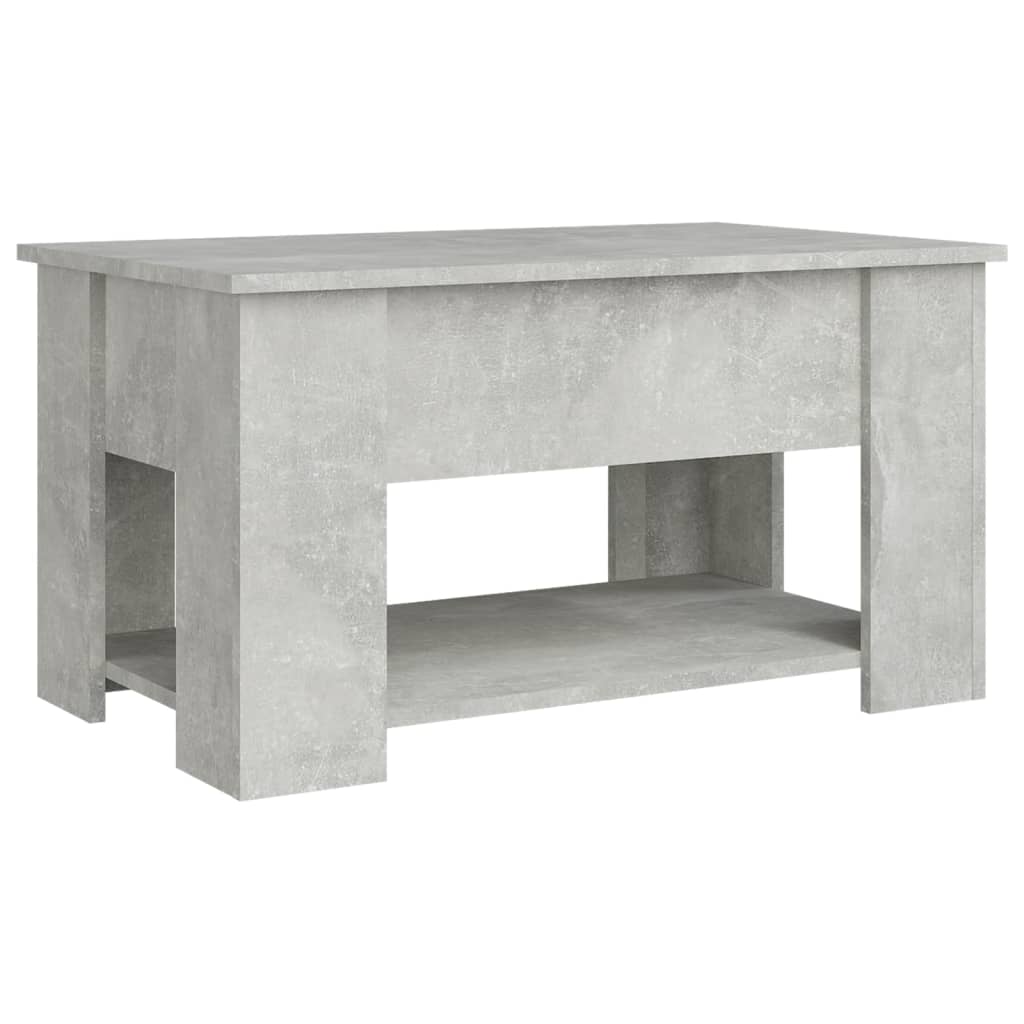 Salongbord Sofabord Betonggrå 79x49x41 cm