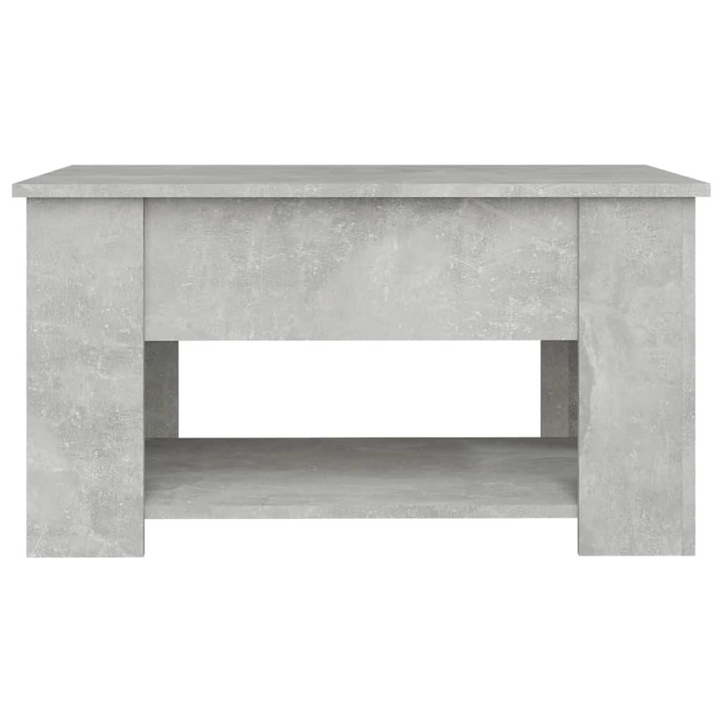 Salongbord Sofabord Betonggrå 79x49x41 cm