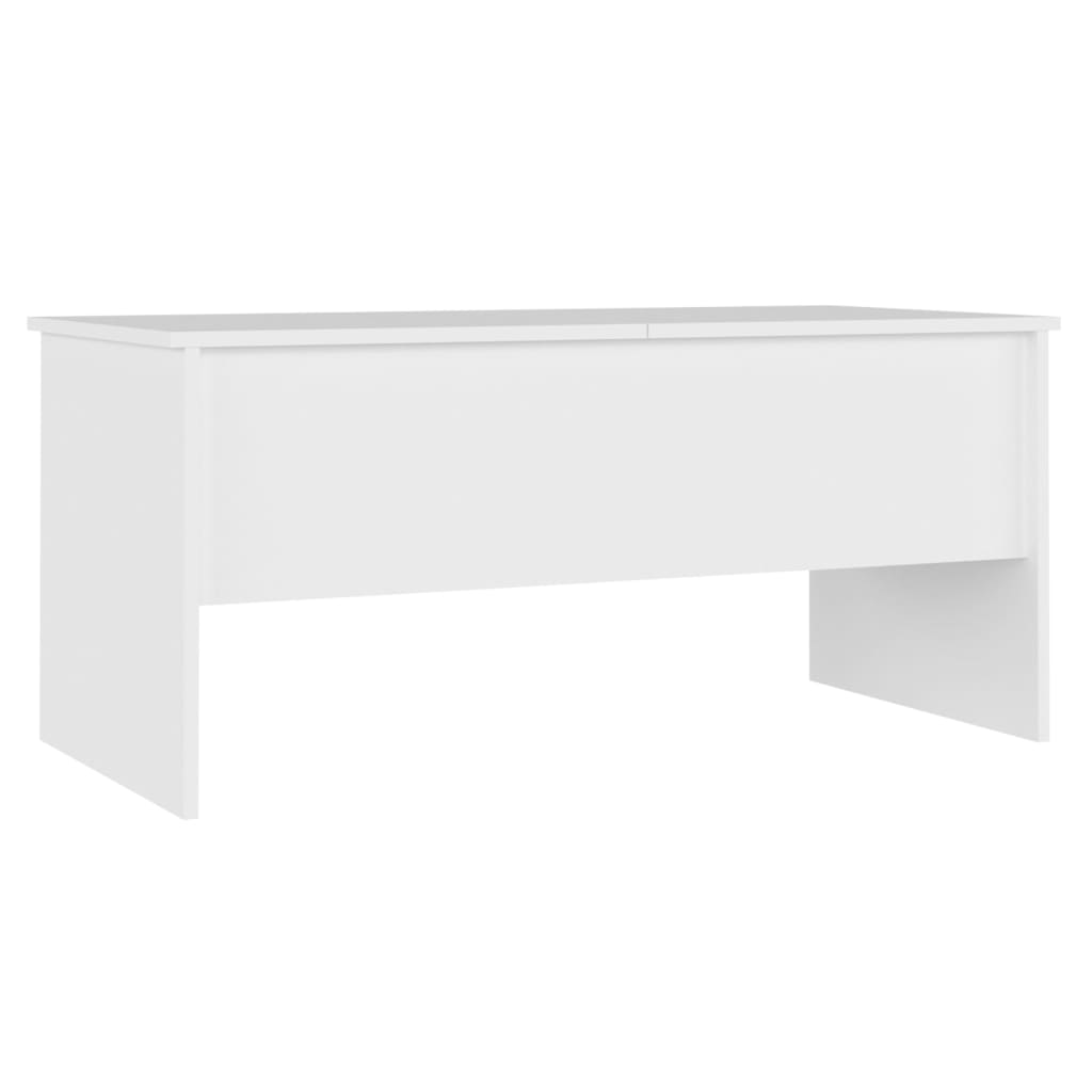 Salongbord Sofabord Hvit 102x50,5x46,5 cm