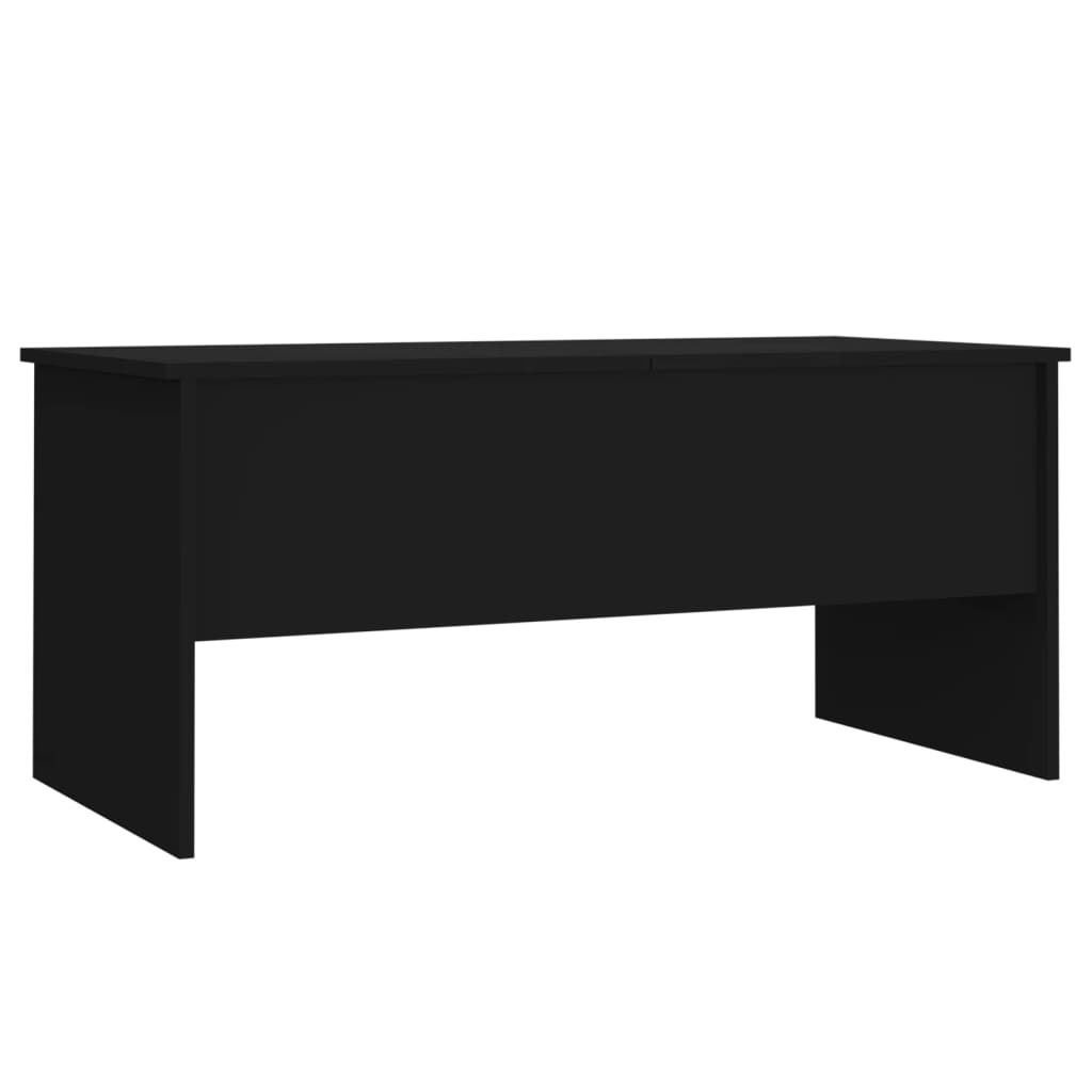 Salongbord Sofabord Svart 102x50,5x46,5 cm