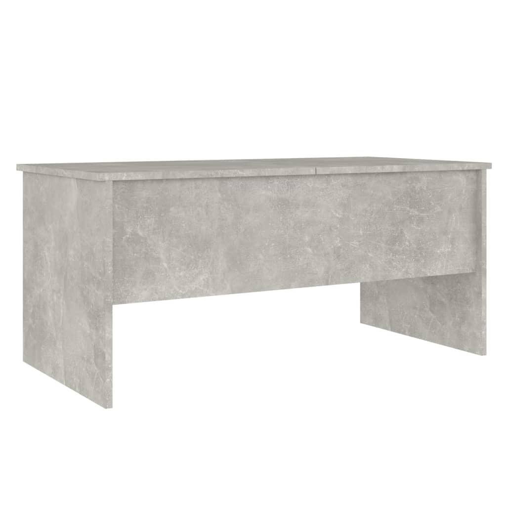 Salongbord Sofabord Betonggrå 102x50,5x46,5 cm