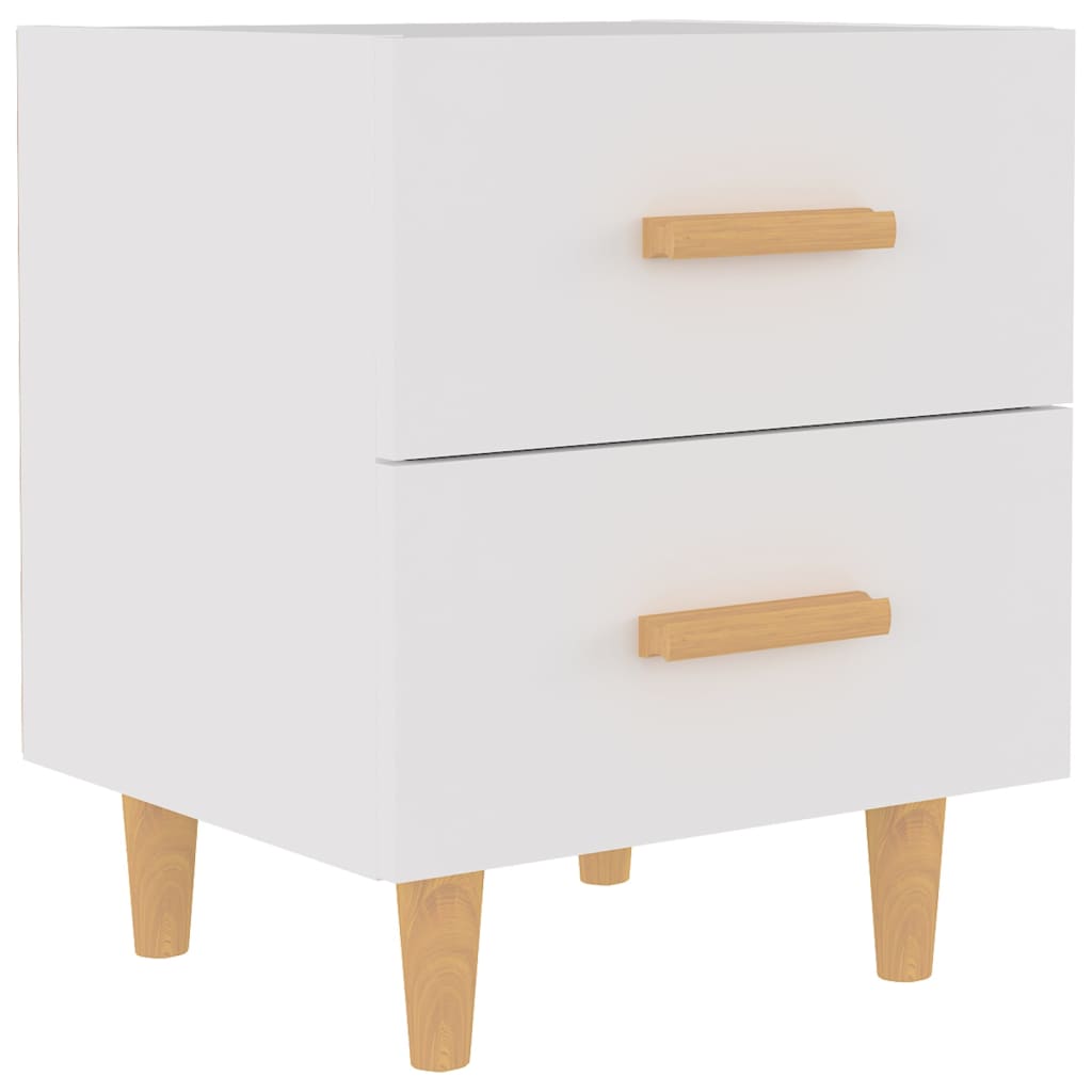 Nattbord Sengbord Hvit 40x35x47,5 cm