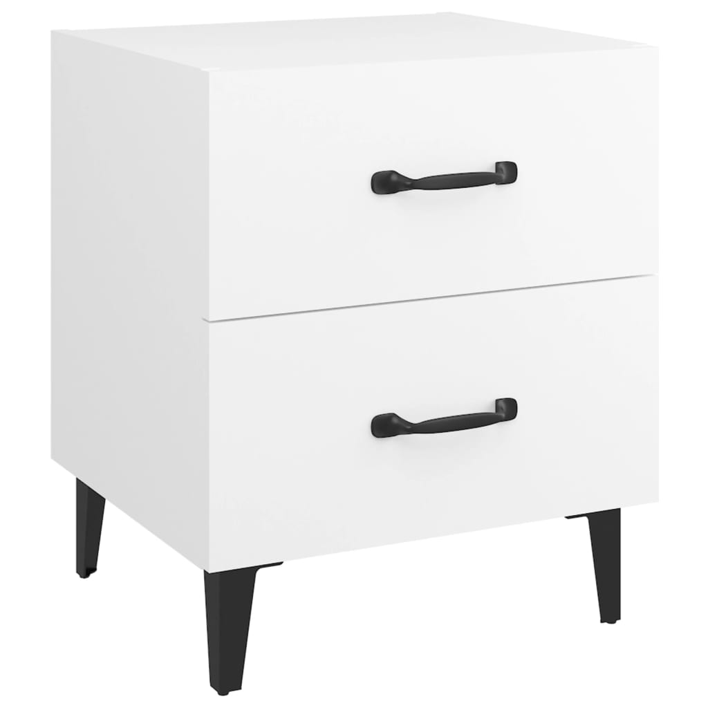 Nattbord Sengbord Hvit 40x35x47,5 cm