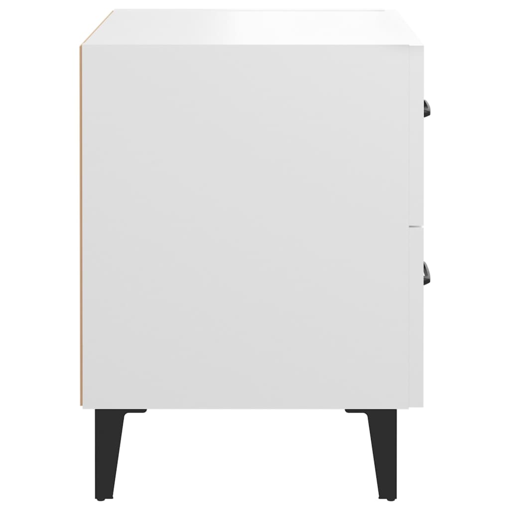 Nattbord Sengbord Hvit 40x35x47,5 cm