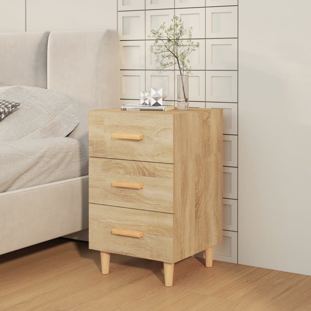 Nattbord Sengbord Sonoma Eik 40x40x66 cm