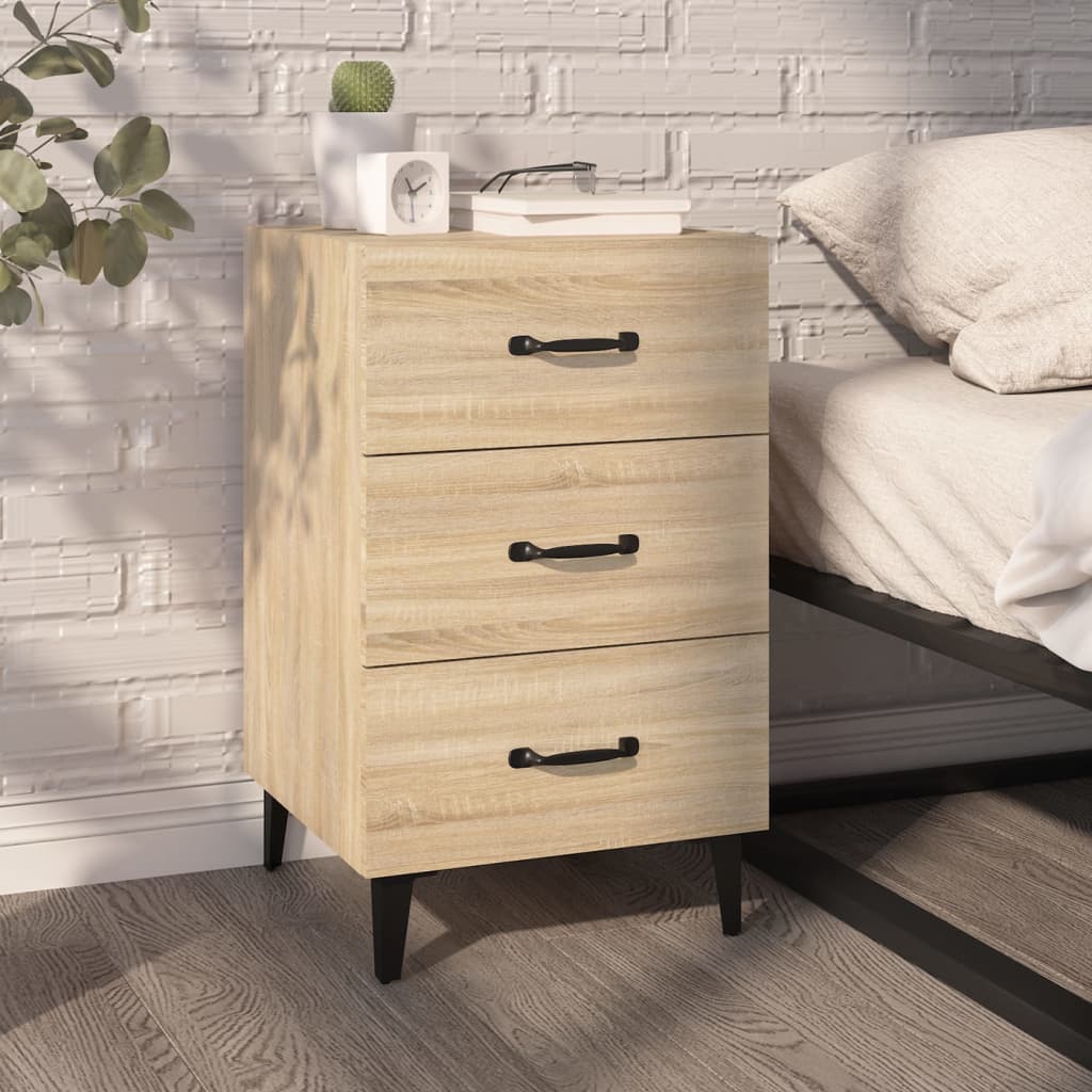 Nattbord Sengbord Sonoma Eik 40x40x66 cm