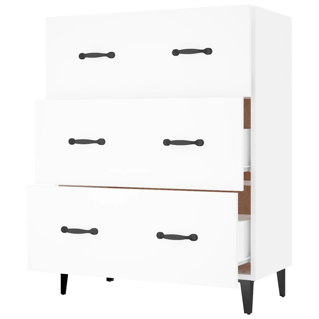 Skap Hvit 69,5x34x90 cm