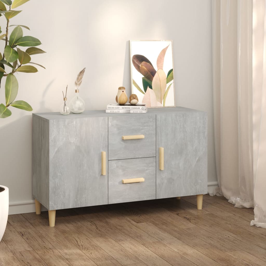 Skjenk Betonggrå 100x36x60 cm