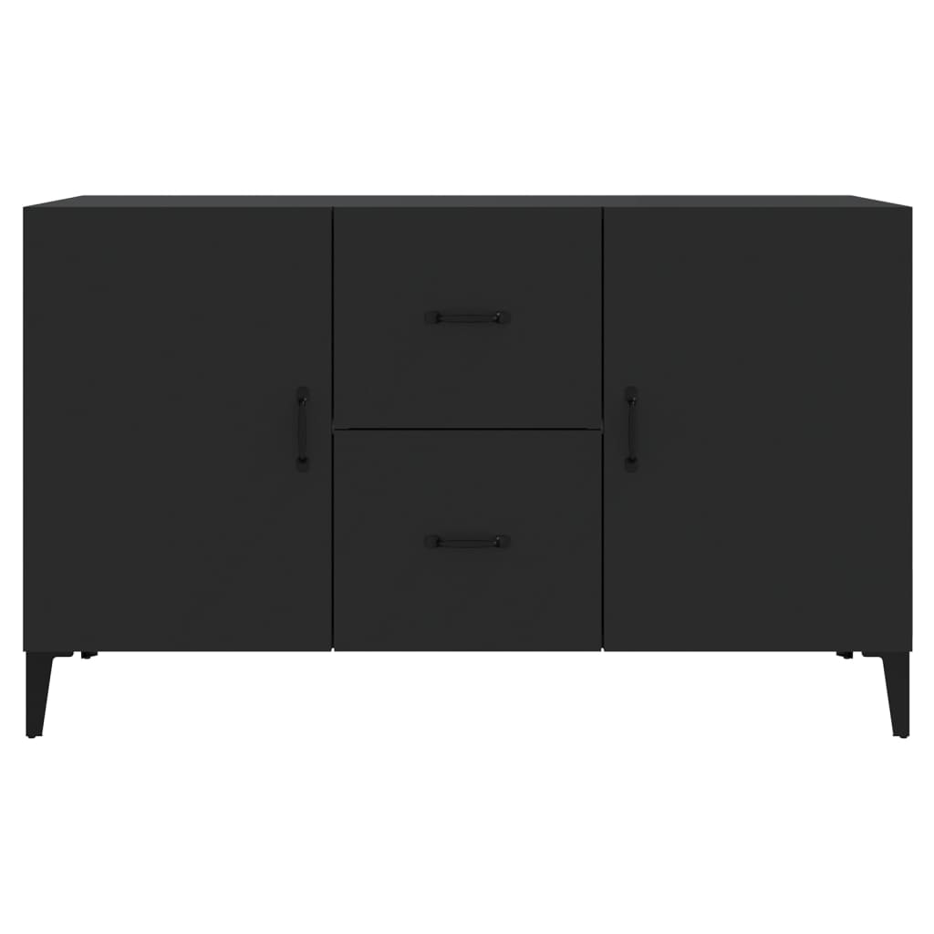 Skjenk Svart 100x36x60 cm