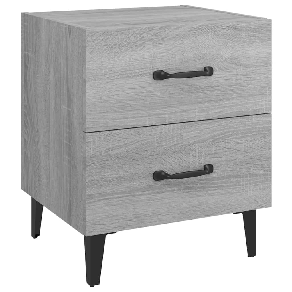 Nattbord Sengbord Sonoma Grå 40x35x47,5 cm