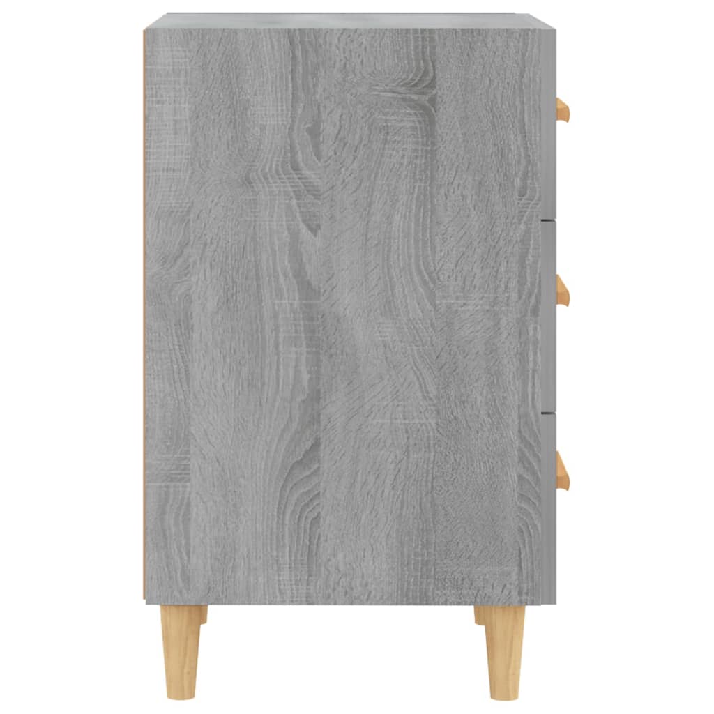 Nattbord Sengbord Sonoma Grå 40x40x66 cm