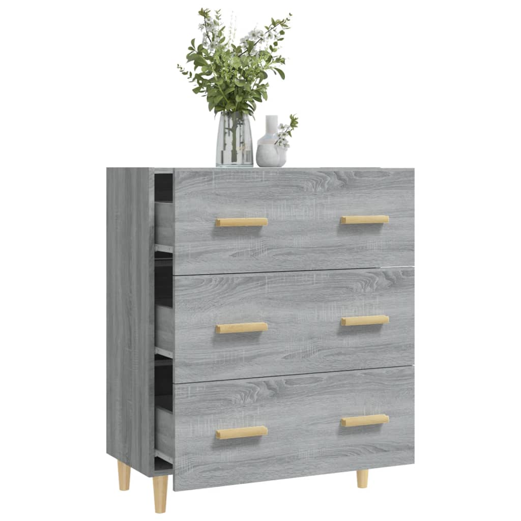 Skjenk Sonoma Grå 70x34x90 cm