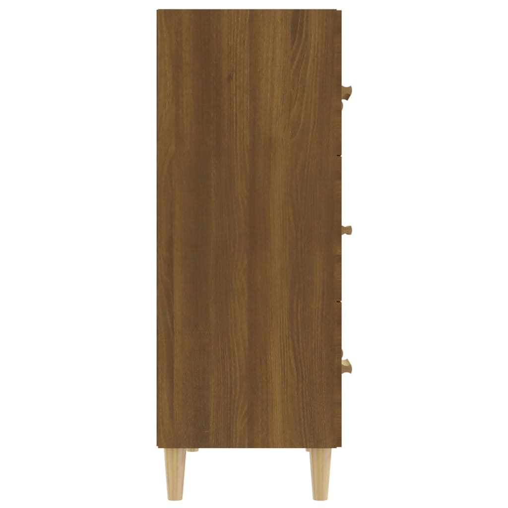 Skjenk Brun Eik 70x34x90 cm
