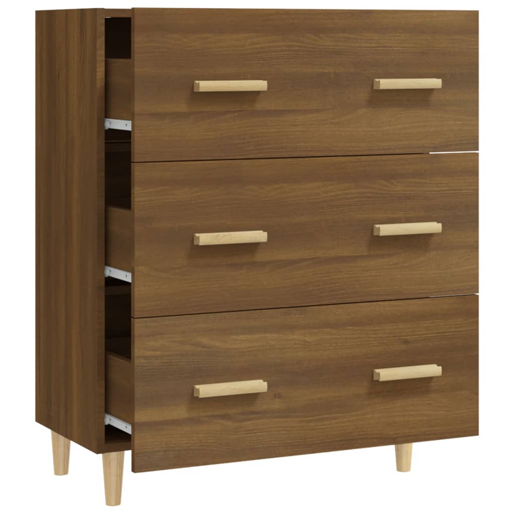 Skjenk Brun Eik 70x34x90 cm