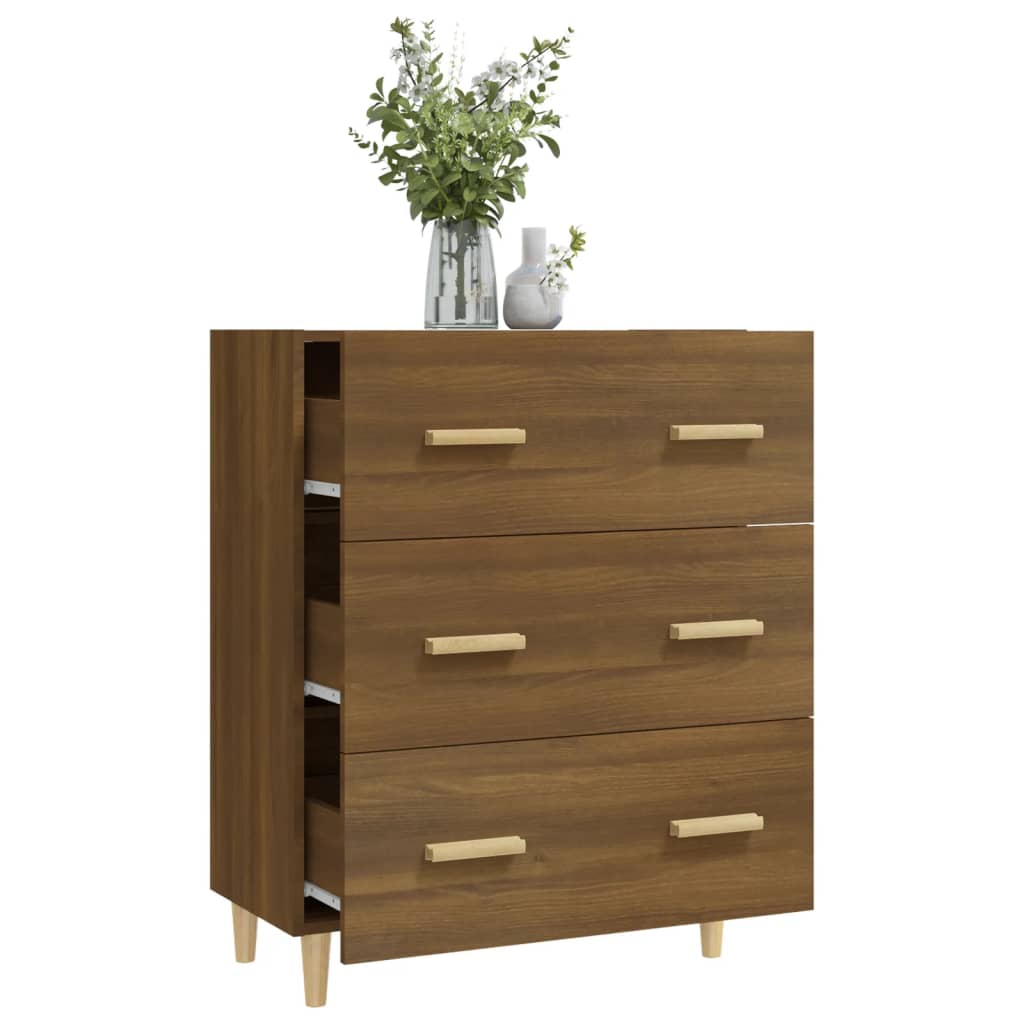 Skjenk Brun Eik 70x34x90 cm