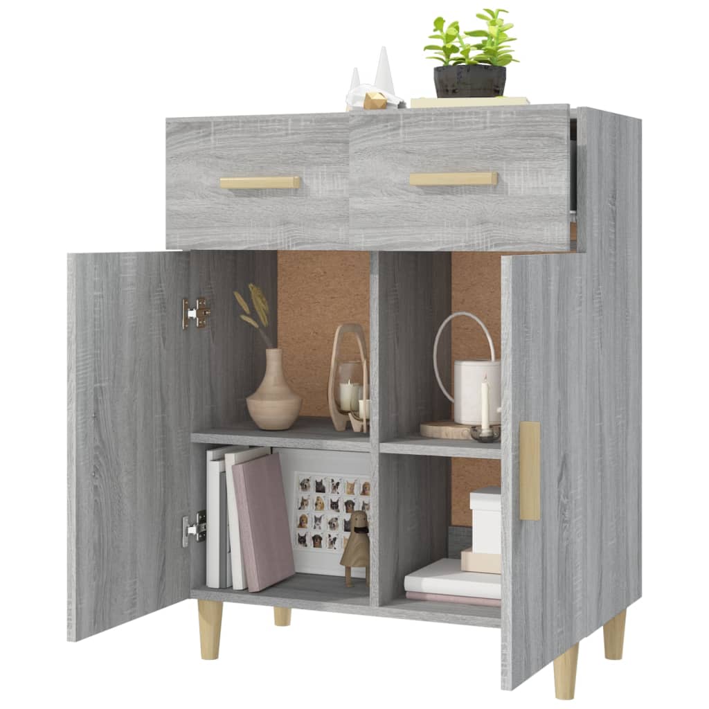 Kommode Sonoma Grå 69,5x34x89 cm