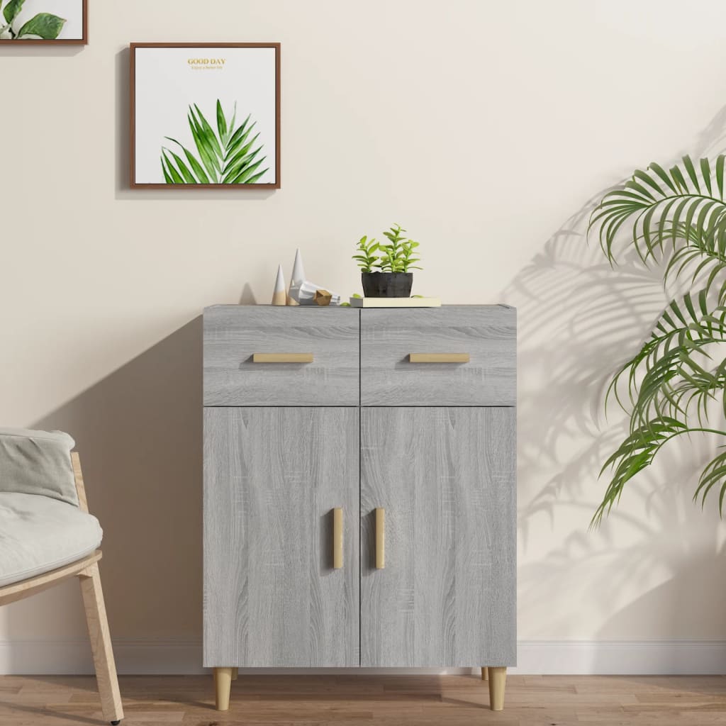 Kommode Sonoma Grå 69,5x34x89 cm