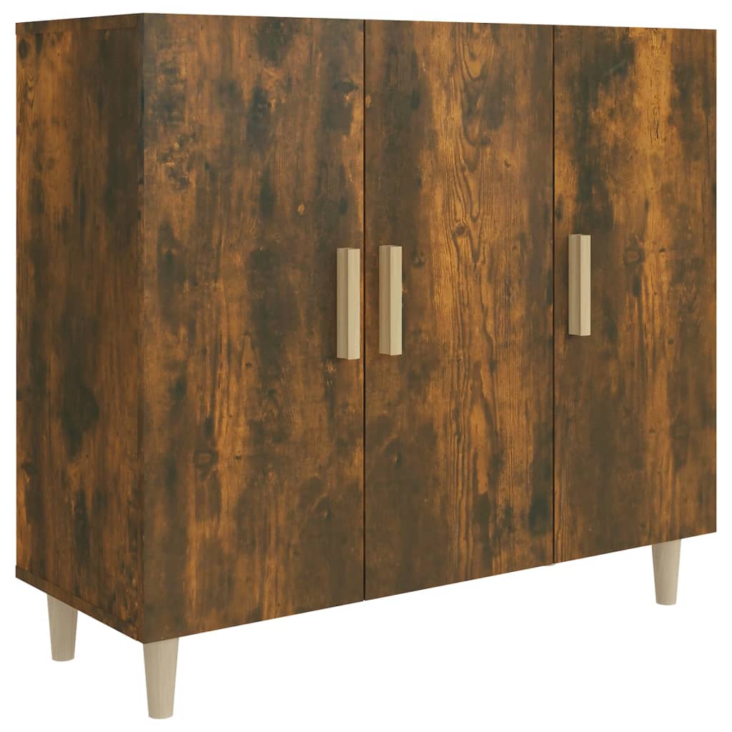Kommode Røkt Eik 90x34x80 cm