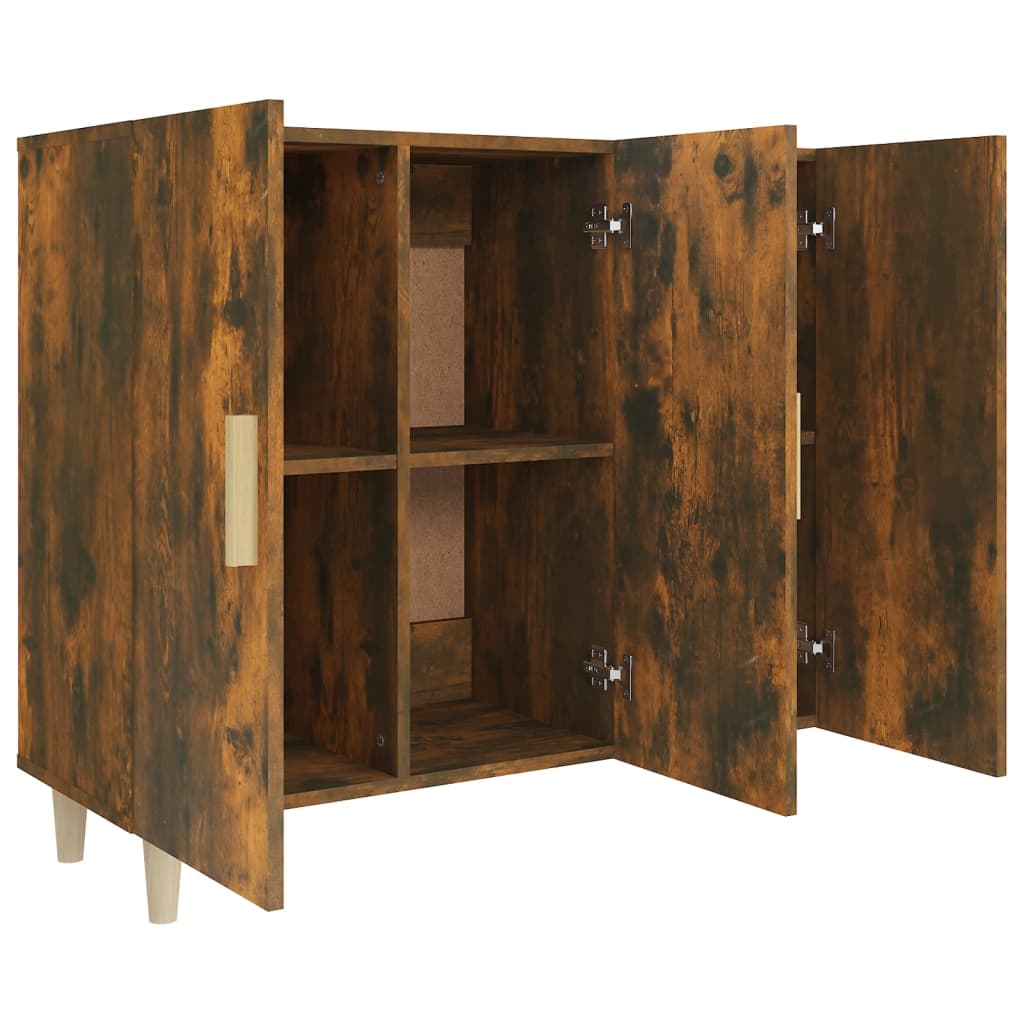 Kommode Røkt Eik 90x34x80 cm