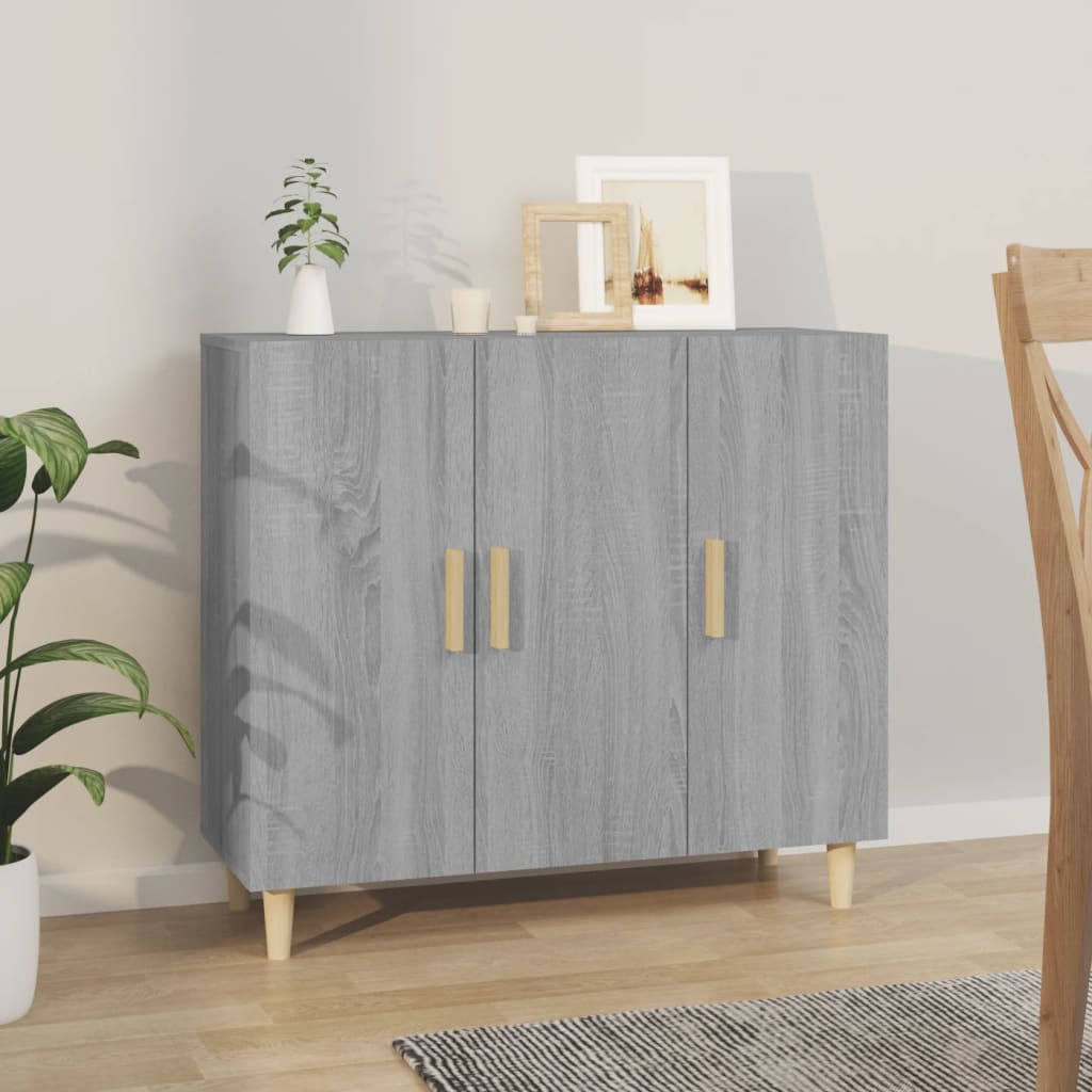 Skjenk Sonoma Grå 90x34x80 cm