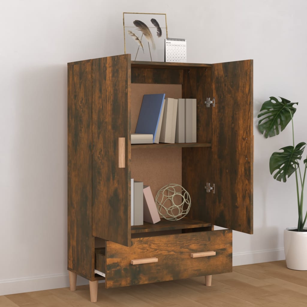 Skap Røkt Eik 70x31x115 cm