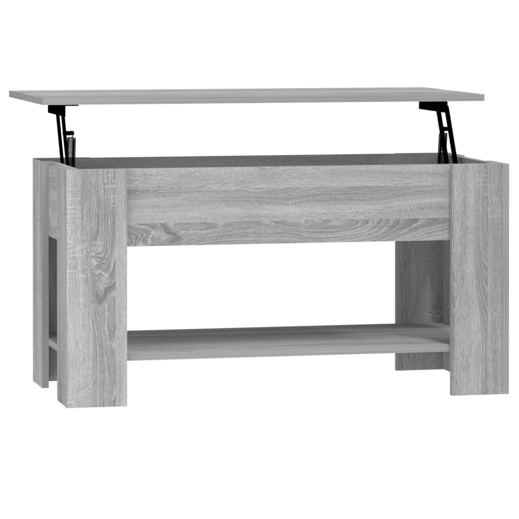 Salongbord Sofabord Sonoma Grå 101x49x52 cm