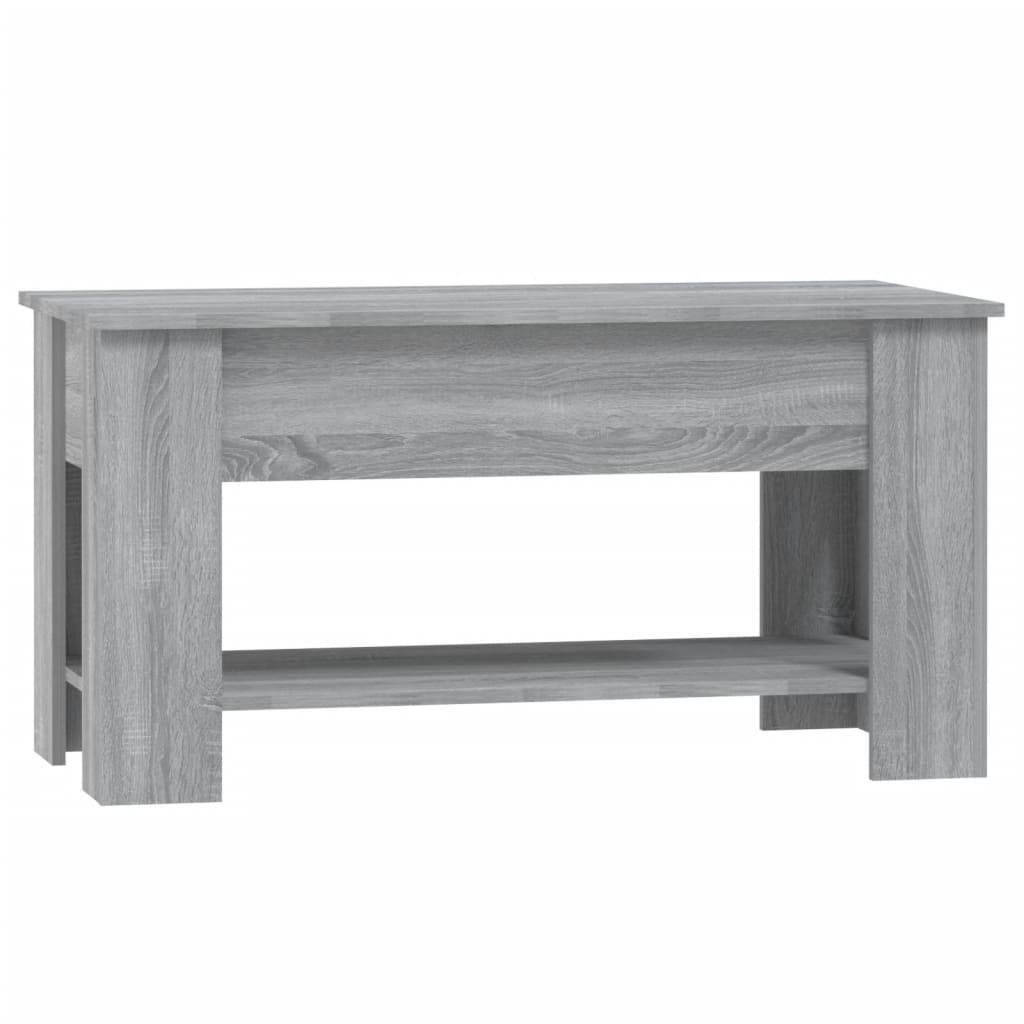 Salongbord Sofabord Sonoma Grå 101x49x52 cm
