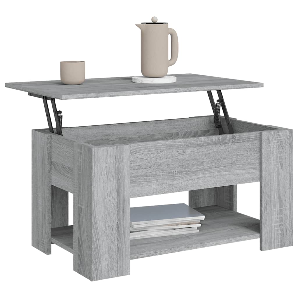 Salongbord Sofabord Sonoma Grå 79x49x41 cm