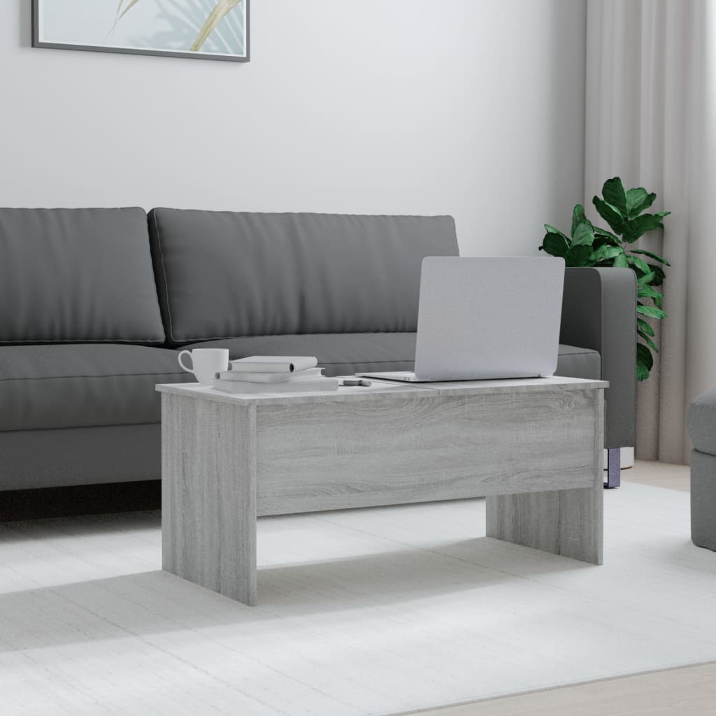 Salongbord Sofabord Sonoma Grå 102x50,5x46,5 cm