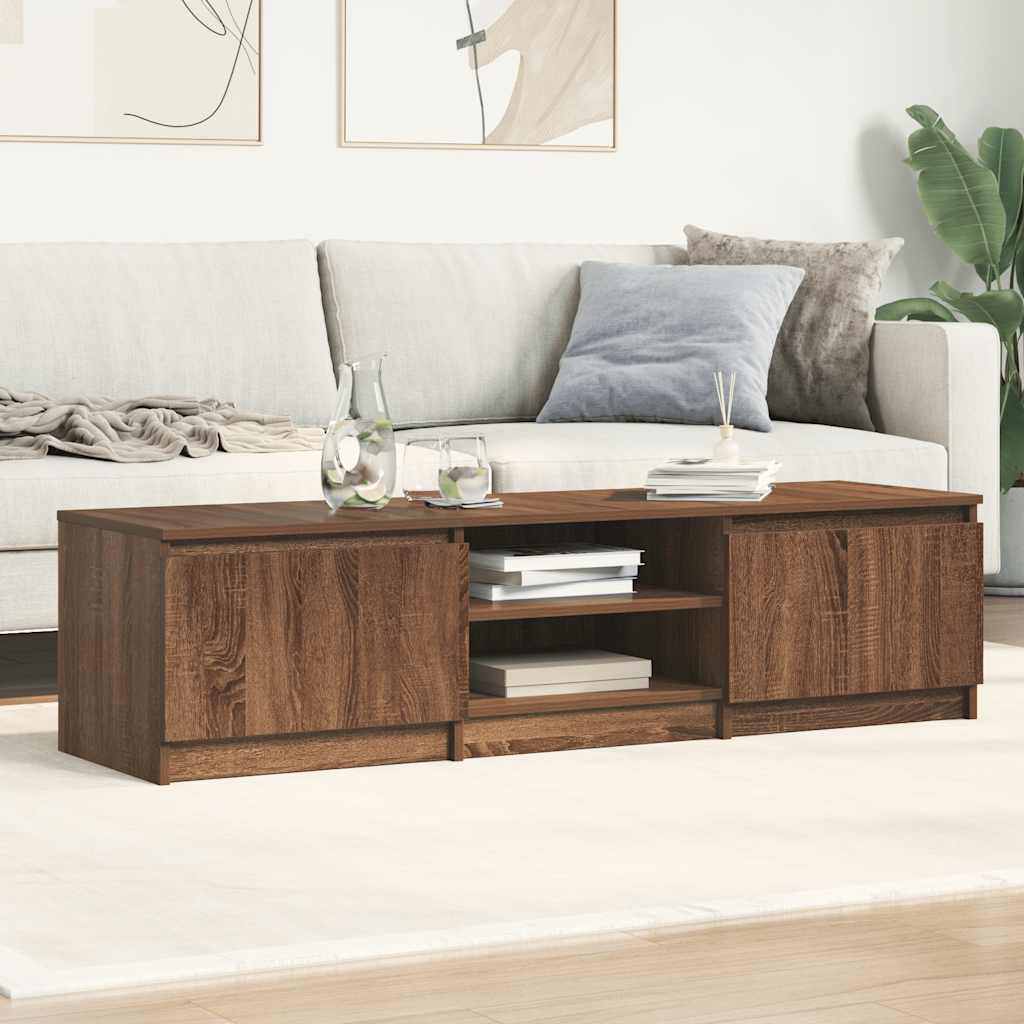 TV-Møbel Brun Eik TV-benk 140x40x35,5 cm