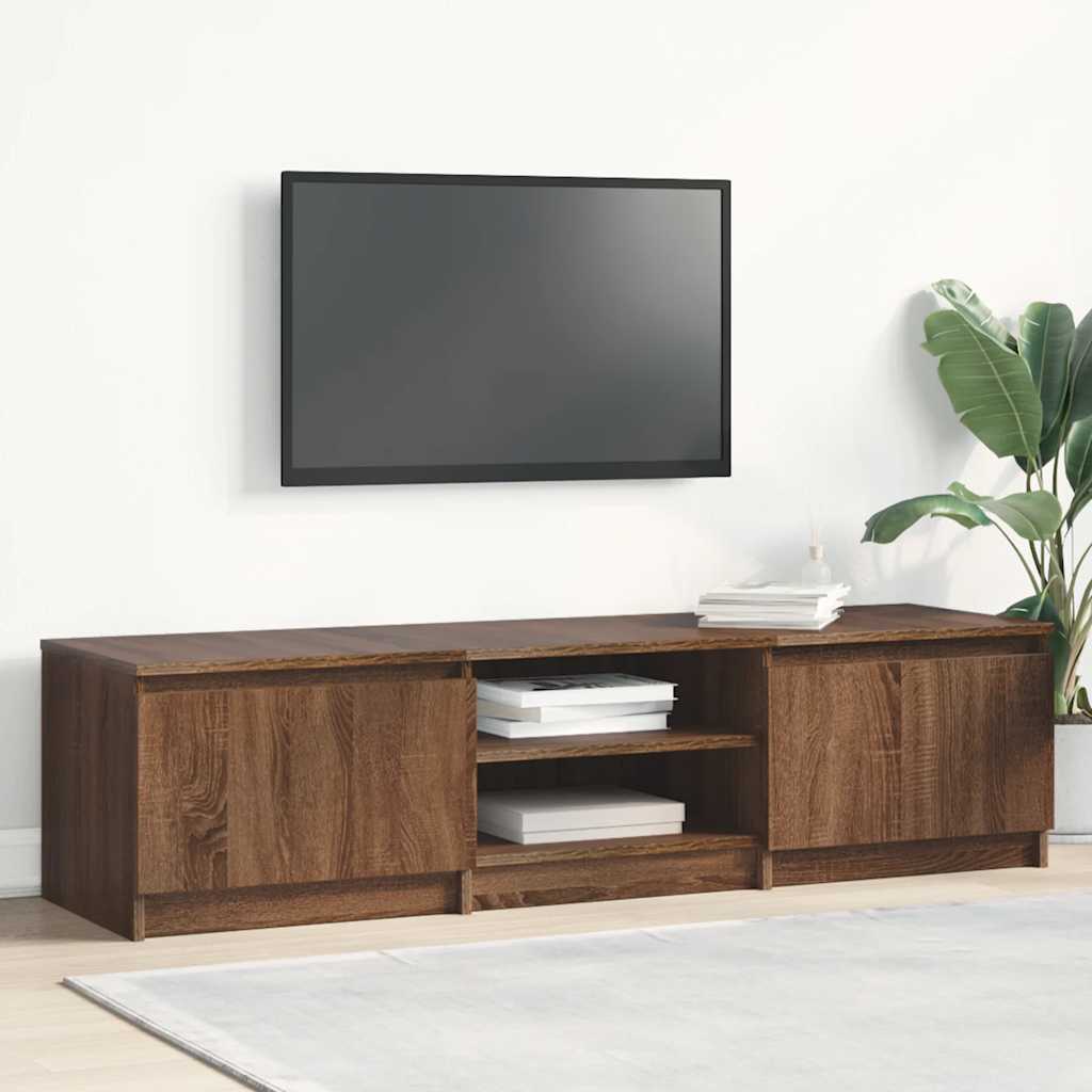 TV-Møbel Brun Eik TV-benk 140x40x35,5 cm