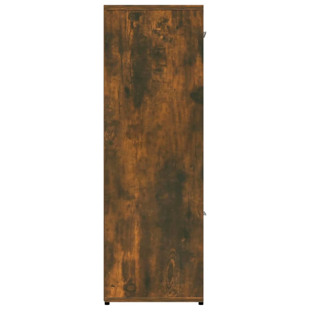 Bokhylle Røkt Eik 90x30x90 cm
