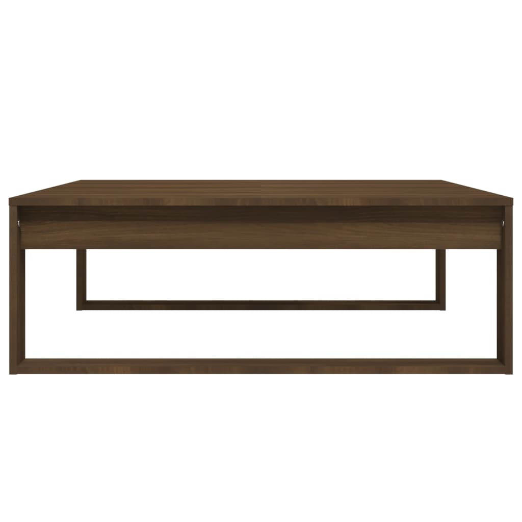 Salongbord Sofabord Brun Eik 100x100x35 cm