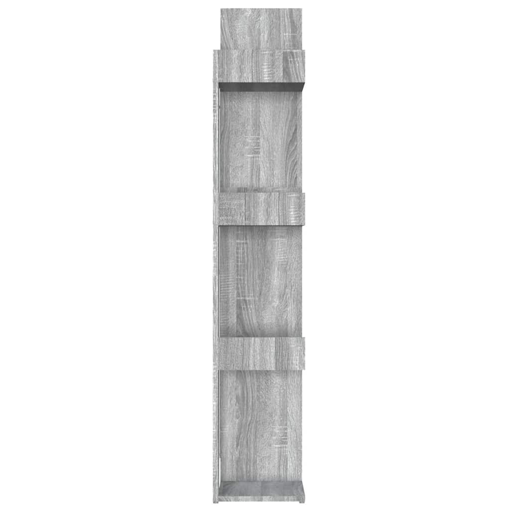 Bokhylle Sonoma Grå 86x25,5x140 cm