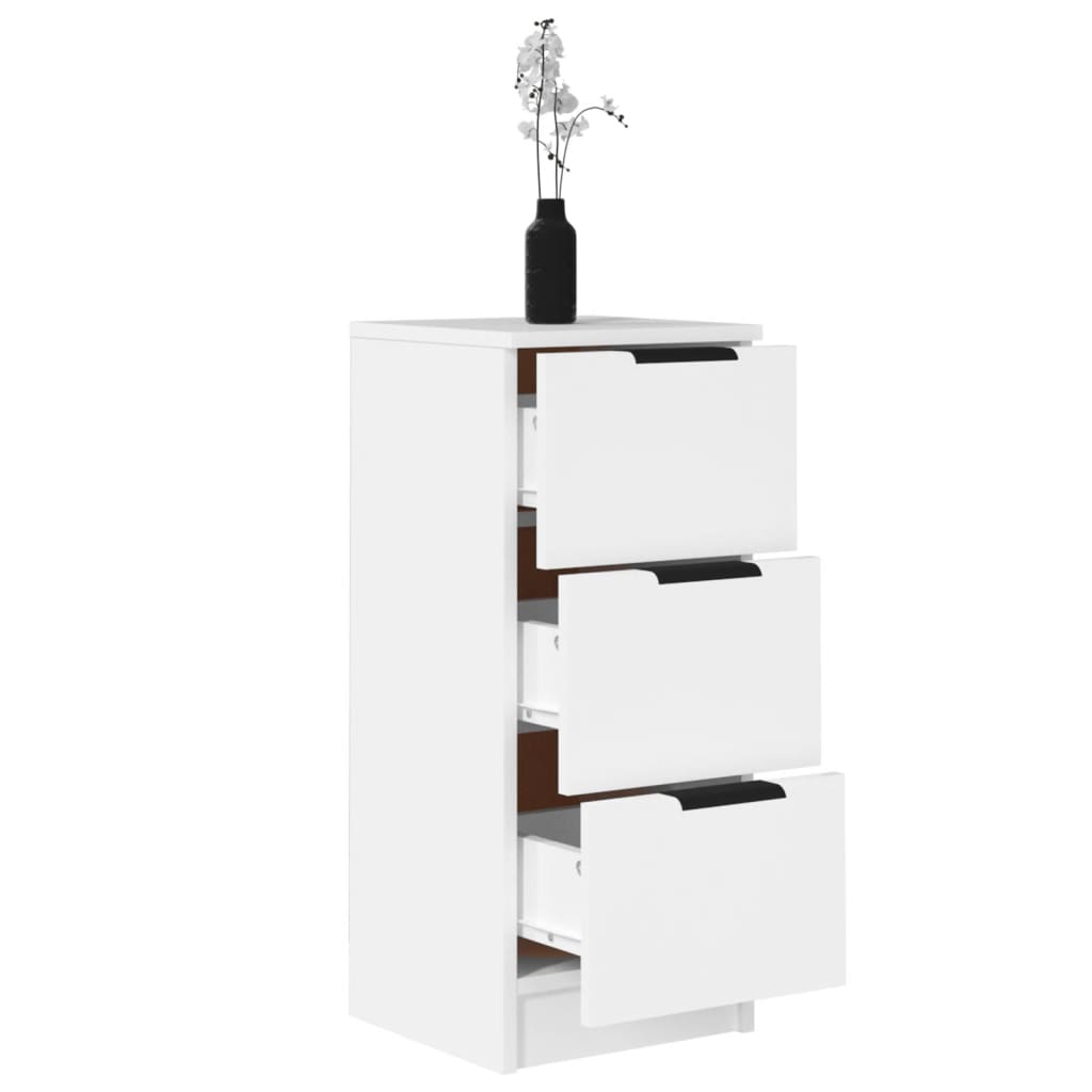 Skjenk Hvit 30x30x70 cm