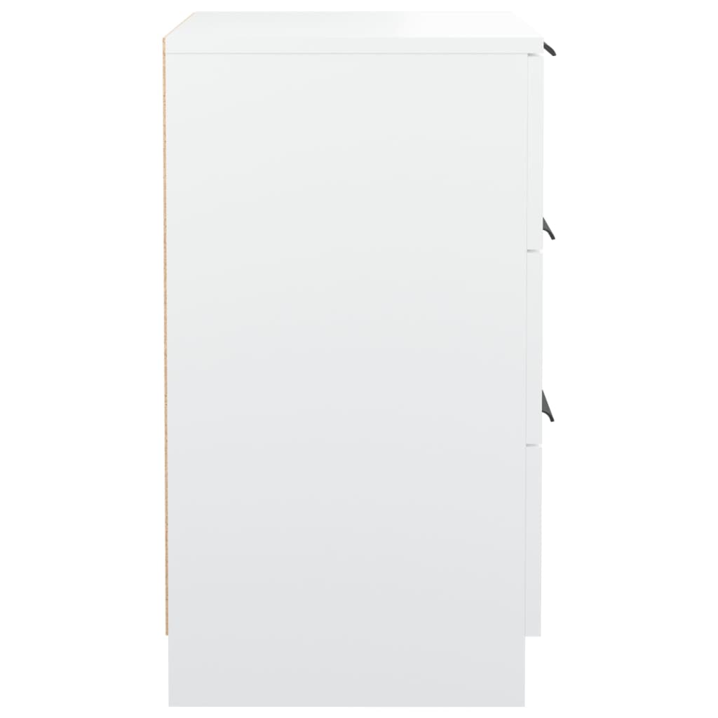 Nattbord Sengbord Hvit 40x36x65 cm