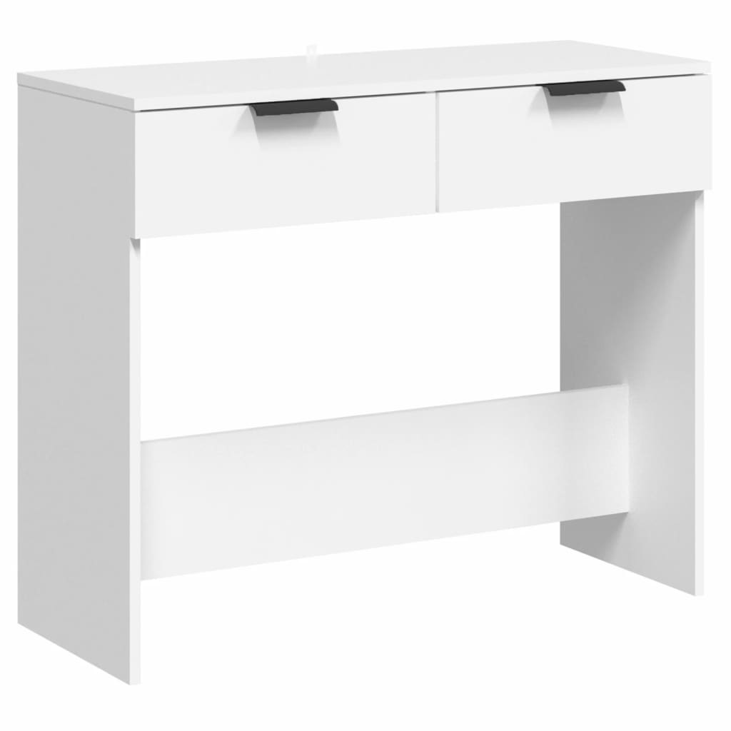 Avlastningsbord Konsollbord Hvit 90x36x75 cm