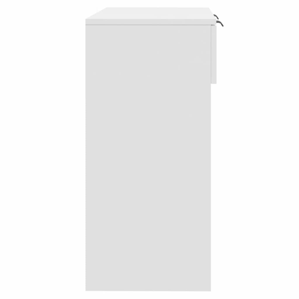 Avlastningsbord Konsollbord Hvit 90x36x75 cm