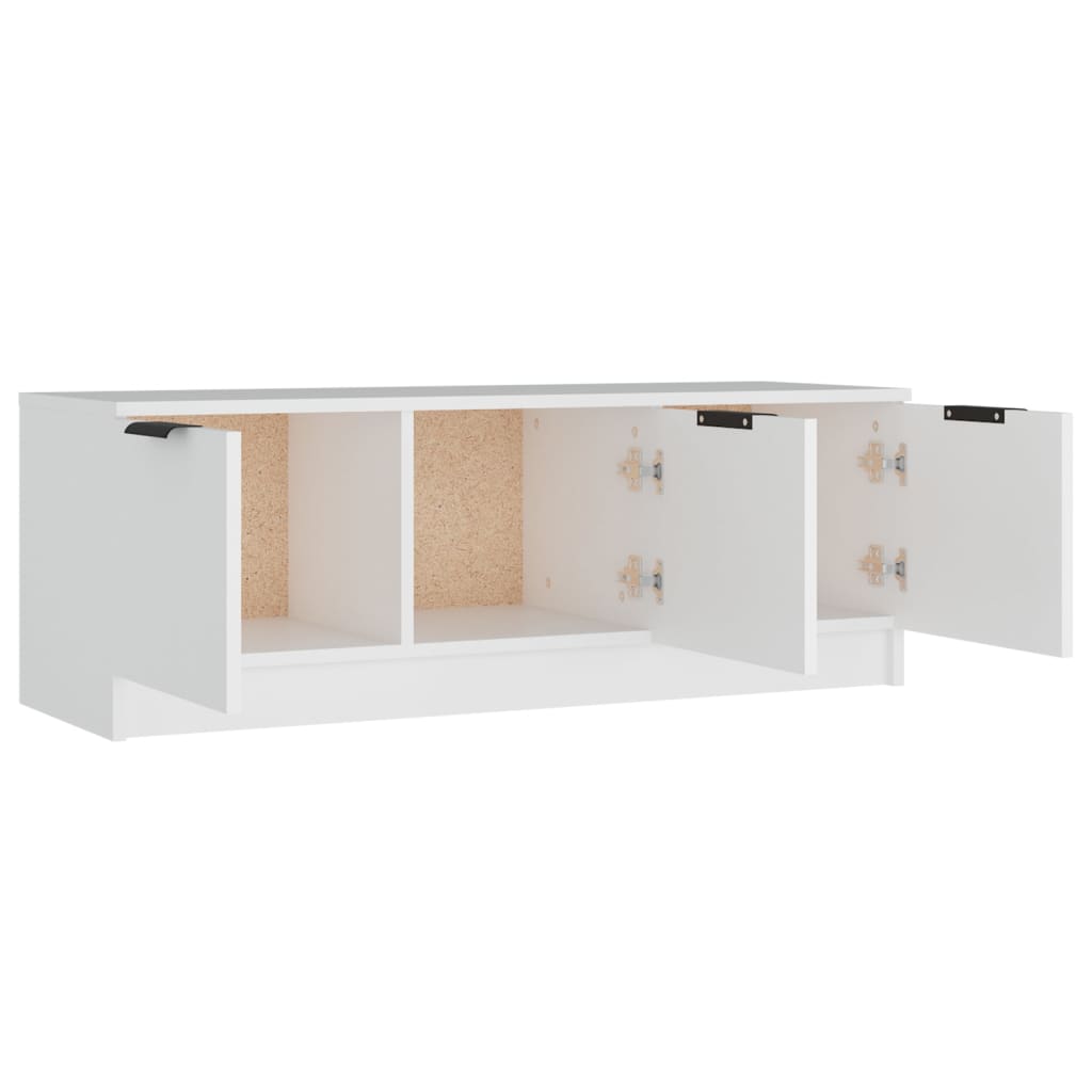 TV-Møbel Hvit TV-benk 102x35x36,5 cm