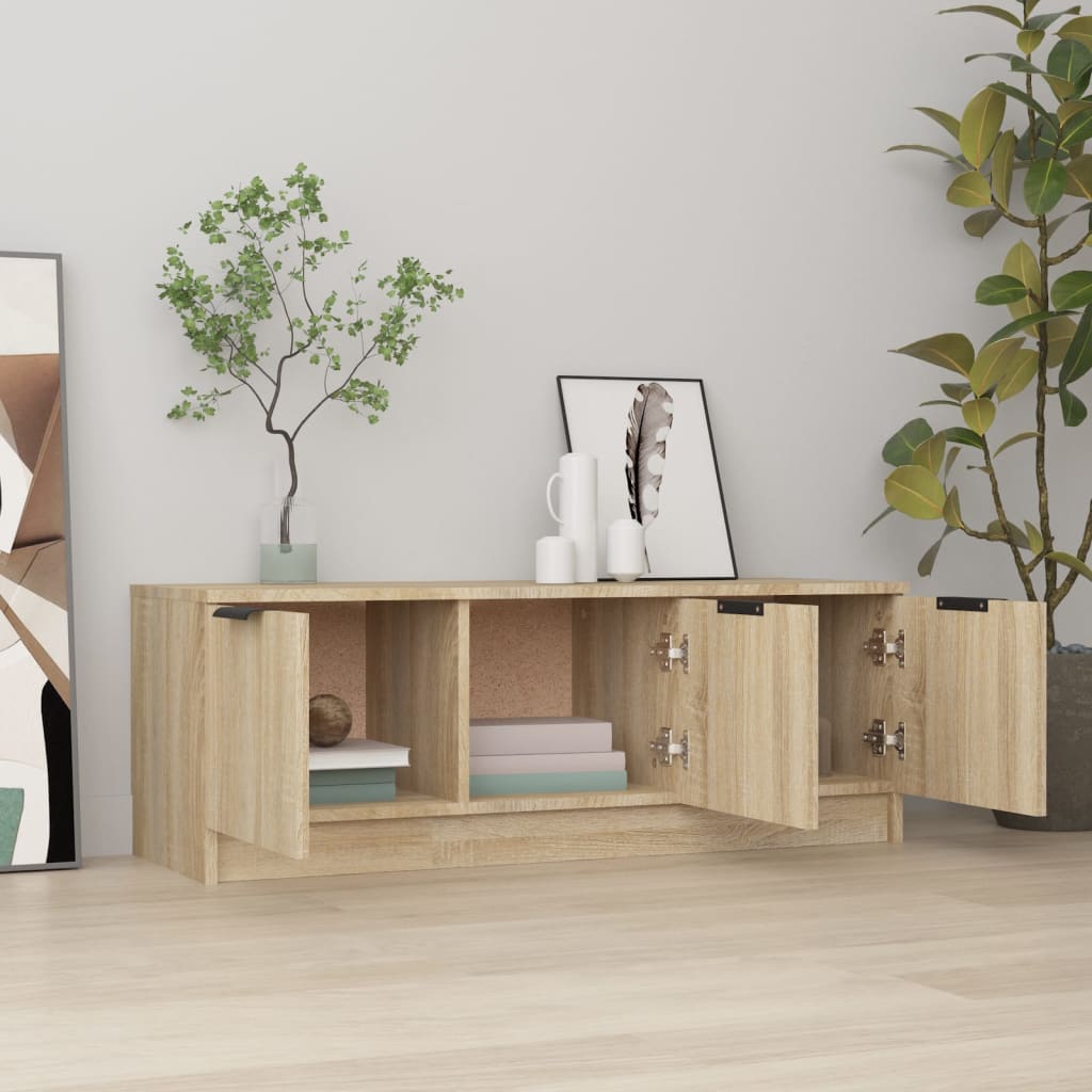 TV-Møbel Sonoma Eik TV-benk 102x35x36,5 cm