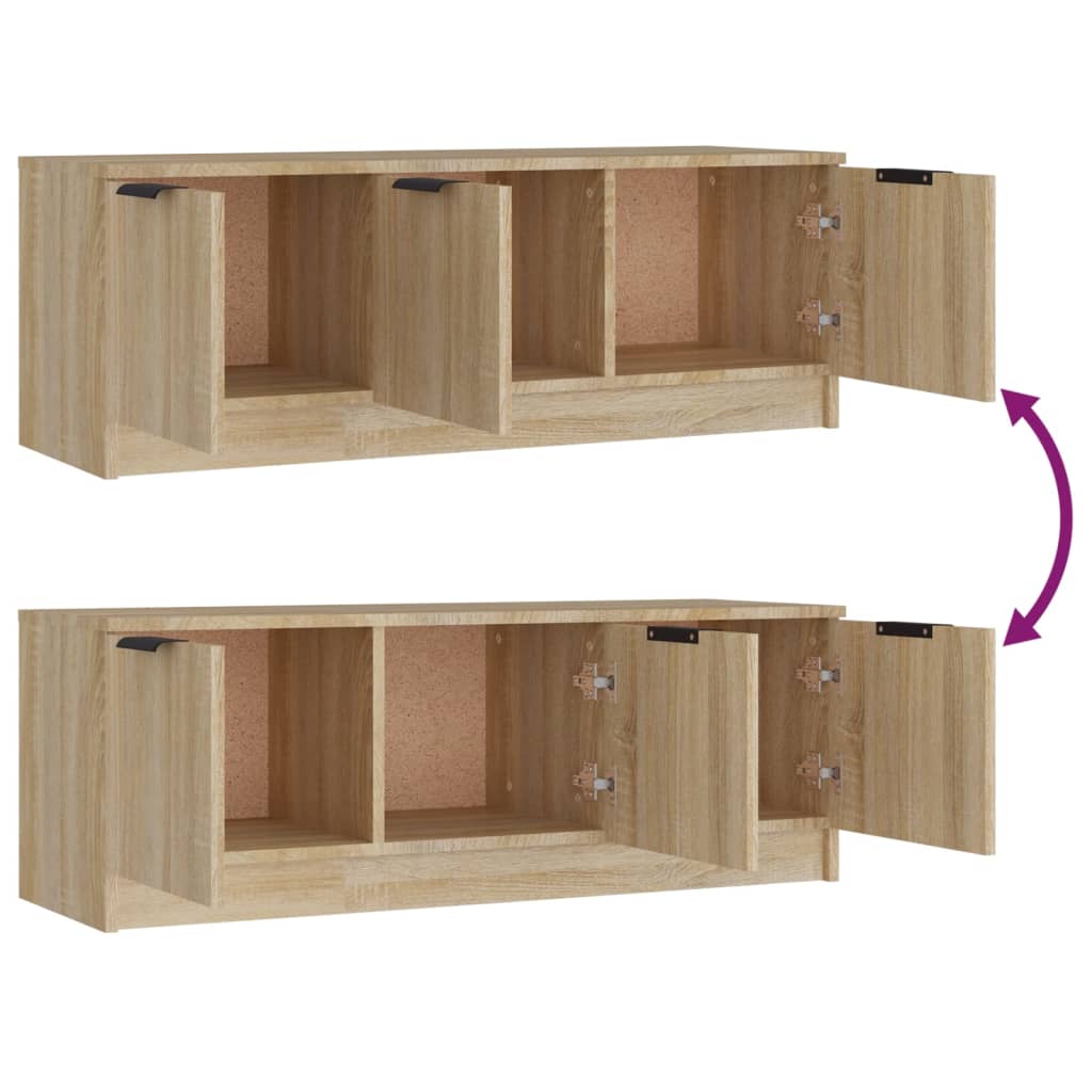 TV-Møbel Sonoma Eik TV-benk 102x35x36,5 cm