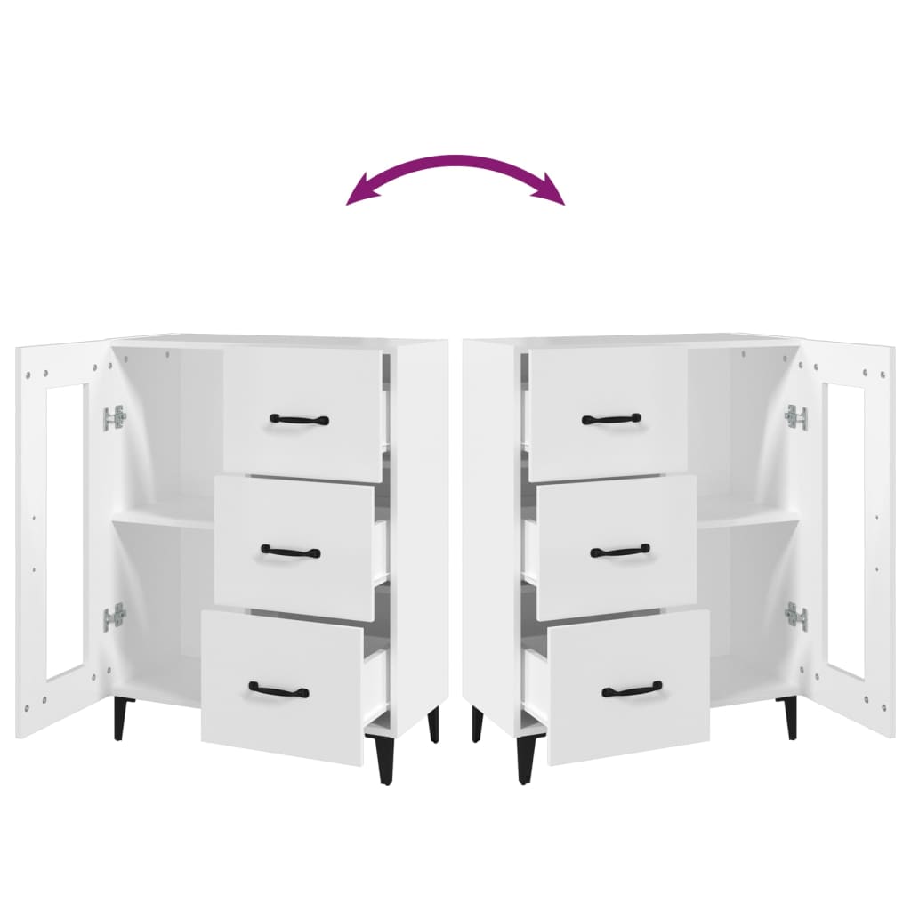 Skap Hvit 69,5x34x90 cm