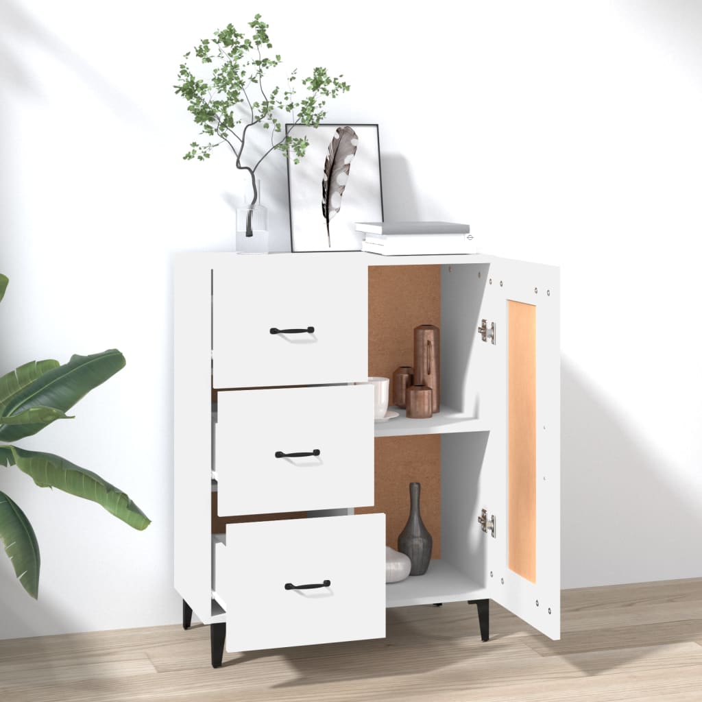 Skjenk Hvit 69,5x34x90 cm