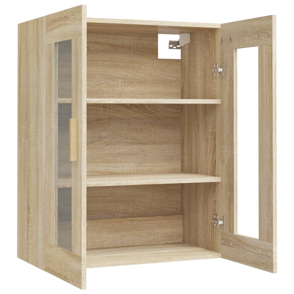 Vegghylle Sonoma Eik 69,5x34x90 cm