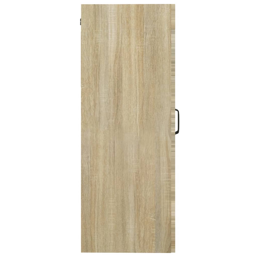 Vegghylle Sonoma Eik 69,5x34x90 cm