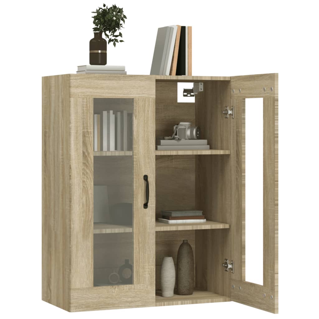 Vegghylle Sonoma Eik 69,5x34x90 cm