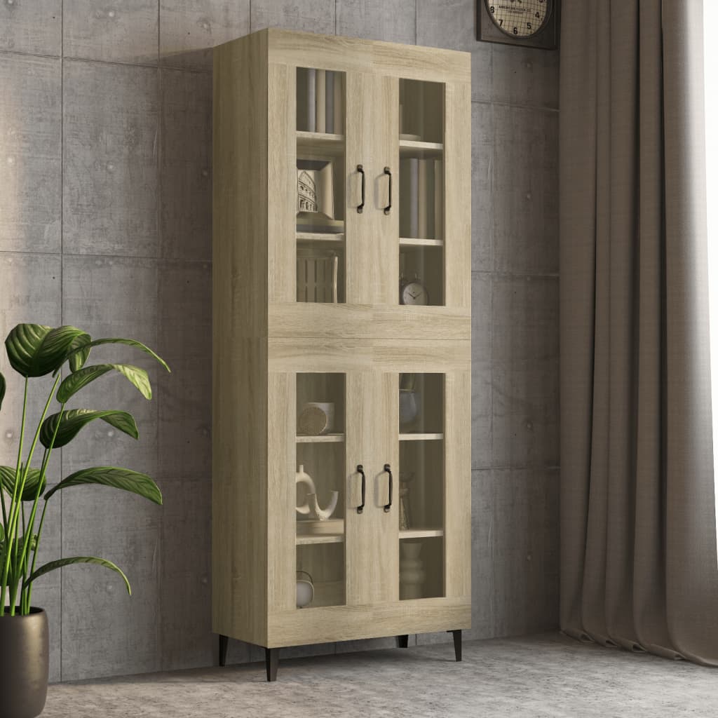 Vegghylle Sonoma Eik 69,5x34x90 cm